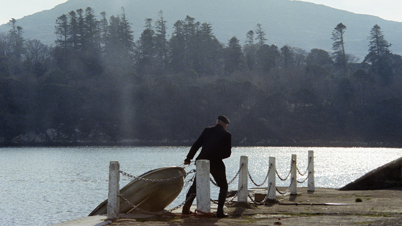 Man with rowing boat, Kenmare, Co. Kerry (1980)