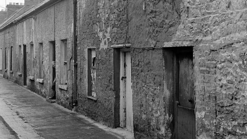 Rundown houses, Limerick (1968)